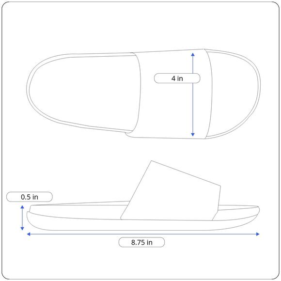 Women Sandals Women's Viv Chain Slide Sandals Size 6 Off White - Picture 2 of 7